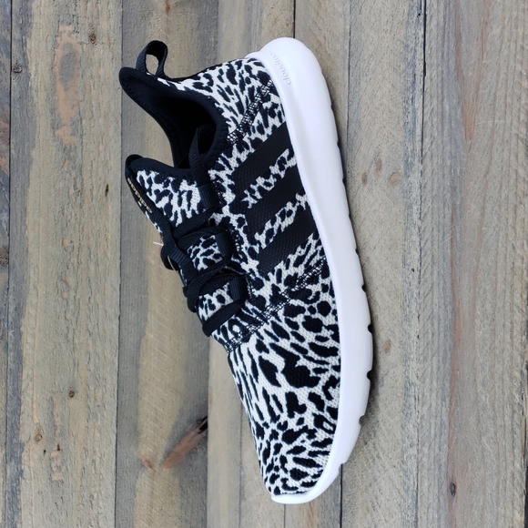 adidas Cloudfoam Pure 2.0 Leopard Print Black/White - Picture 3 of 10
